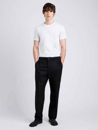 Willem Pant in Jersey Flannel