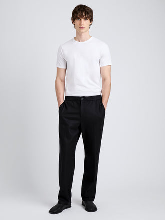 Willem Pant in Jersey Flannel