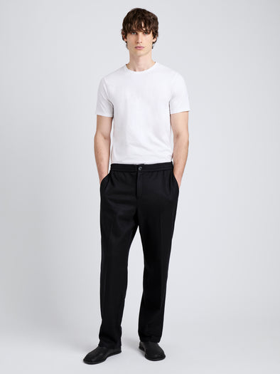 Willem Pant in Jersey Flannel