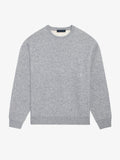 Proenza Schouler Still Life image of Zach Sweater in Double Face in Heather Gray