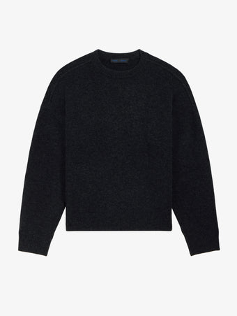 Proenza Schouler Still Life image of Charles Sweater in Spongy Yak in Charcoal