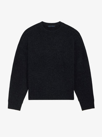 Proenza Schouler Still Life image of Charles Sweater in Spongy Yak in Charcoal