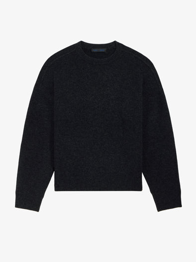 Proenza Schouler Still Life image of Charles Sweater in Spongy Yak in Charcoal