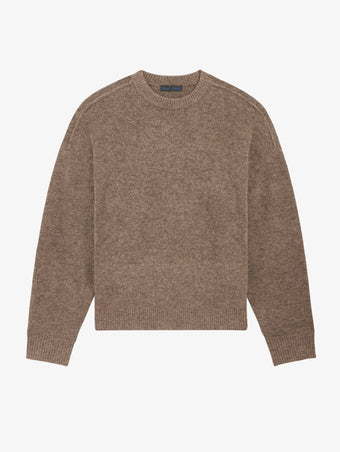 Proenza Schouler Still Life image of Charles Sweater in Spongy Yak in Taupe