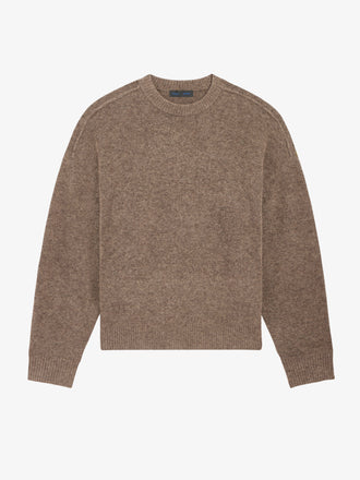 Proenza Schouler Still Life image of Charles Sweater in Spongy Yak in Taupe