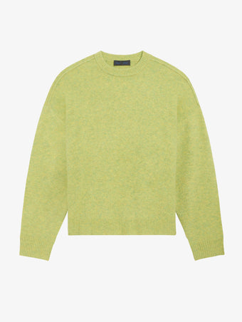 Proenza Schouler Still Life image of Charles Sweater in Spongy Yak in Seagrass