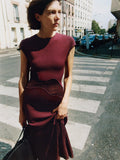 Proenza Schouler Campaign image of Maissa Dress in Compact Stretch Viscose 