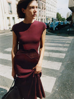 Proenza Schouler Campaign image of Maissa Dress in Compact Stretch Viscose 