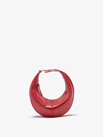 Proenza Schouler Front image of Mini Slide Bag in Shiny Calf in red