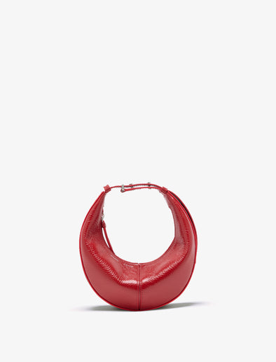 Proenza Schouler Front image of Mini Slide Bag in Shiny Calf in red