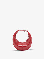 Proenza Schouler Back image of Mini Slide Bag in Shiny Calf in red