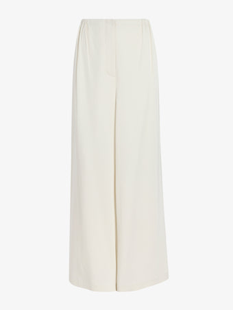 Proenza Schouler Still Life image of Meadow Pant in Merino Wool Twill in Bone