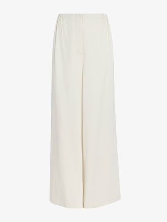 Proenza Schouler Still Life image of Meadow Pant in Merino Wool Twill in Bone