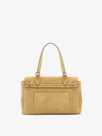 Proenza Schouler Back Still Life Image of Medium PS1 Walker in Calf Suede in Hazelnut