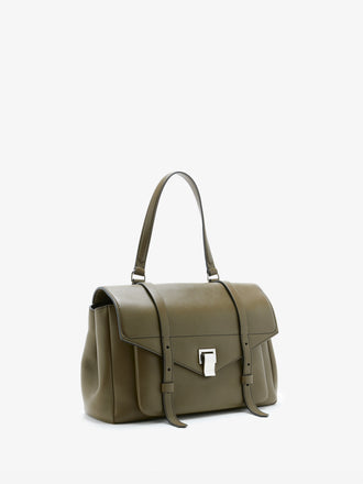 Proenza Schouler Side Still Life Image of Medium PS1 Walker in Smooth Calf in Fatigue