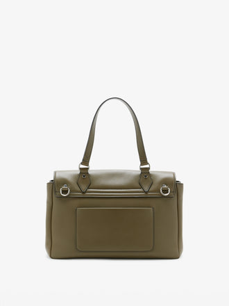 Proenza Schouler Back Still Life Image of Medium PS1 Walker in Smooth Calf in Fatigue