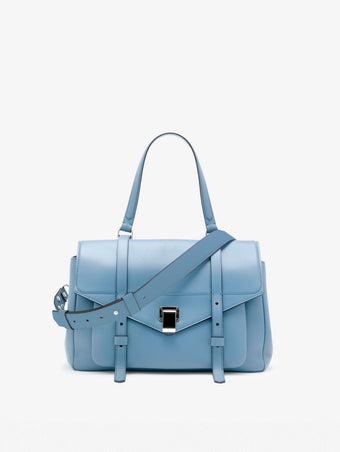 Proenza Schouler Front Still Life Image of Medium PS1 Walker in Smooth Calf in Haze