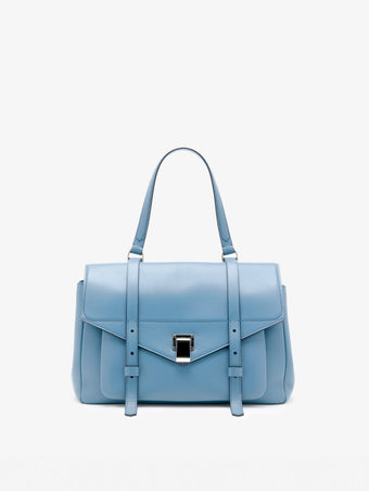 Proenza Schouler Front Still Life Image of Medium PS1 Walker in Smooth Calf in Haze