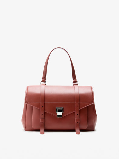 Proenza Schouler Front Image of Medium PS1 Walker in Smooth Calf in Paprika