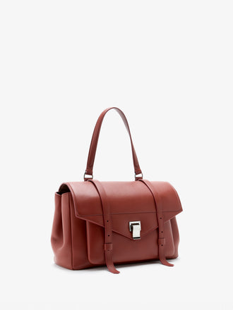 Proenza Schouler Side Image of Medium PS1 Walker in Smooth Calf in Paprika