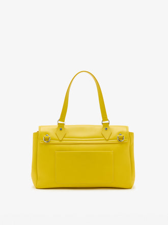 Proenza Schouler Back Still Life Image of Medium PS1 Walker in Smooth Calf in Yellow