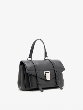Proenza Schouler Side Still Life Image of Mini PS1 Walker in Smooth Calf in Black 