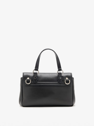 Proenza Schouler Back Still Life Image of Mini PS1 Walker in Smooth Calf in Black 