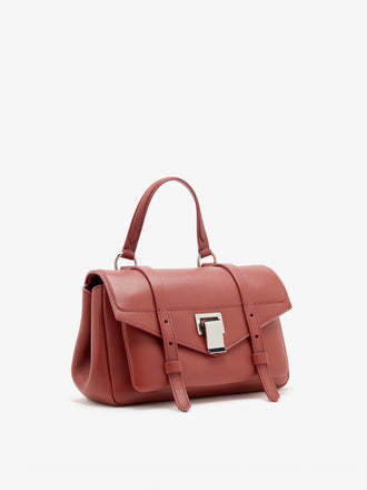 Proenza Schouler Side Still Life Image of Mini PS1 Walker in Smooth Calf in Paprika