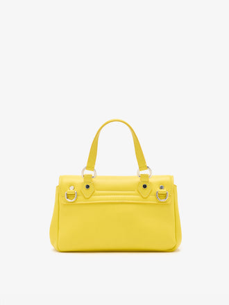 Proenza Schouler Back Still Life Image of Mini PS1 Walker in Smooth Calf in Yellow