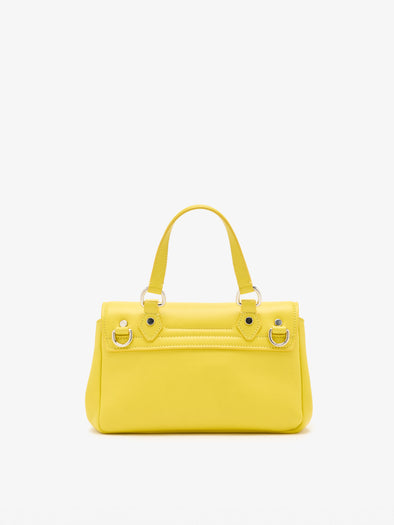 Proenza Schouler Back Still Life Image of Mini PS1 Walker in Smooth Calf in Yellow