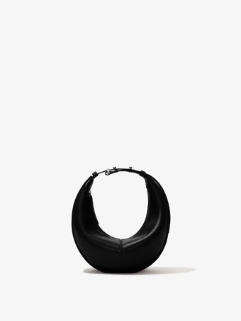 Front image of Mini Slide Bag in BLACK