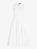Proenza Schouler still life image of Misha Dress in Compact Eco Poplin in white