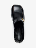 Proenza Schouler Aerial Still Life Image of Esme Loafer in Nappa Latex in Black