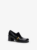 Proenza Schouler Side Still Life Image of Esme Loafer in Nappa Latex in Black