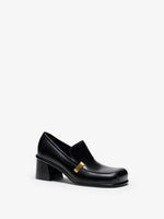 Proenza Schouler Side Still Life Image of Esme Loafer in Nappa Latex in Black