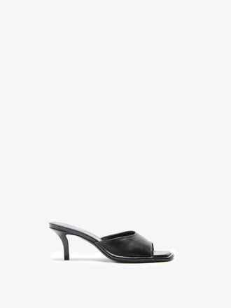 Proenza Schouler Front Still Life Image of Harlow 60 Mule in Nappa in Black
