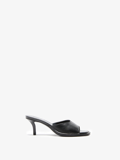 Proenza Schouler Front Still Life Image of Harlow 60 Mule in Nappa in Black