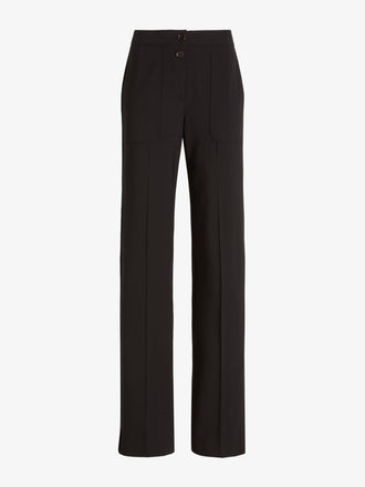 Proenza Schouler Still Life Image of ORA PANT IN BI-STRETCH LIGHT WOOL in Black