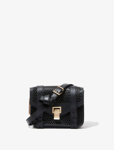 PS1 Mini Crossbody Bag in Perforated Leather