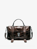 Proenza Schouler Front Still Life Image of PS1 Medium Bag in T.Moro