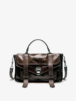 Proenza Schouler Front Still Life Image of PS1 Medium Bag in T.Moro