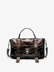 Proenza Schouler Front Still Life Image of PS1 Medium Bag in T.Moro