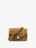 Proenza Schouler front image of PS1 Mini Crossbody Bag in Nubuck Calf in tobacco