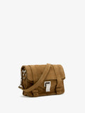 Proenza Schouler side image of PS1 Mini Crossbody Bag in Nubuck Calf in tobacco
