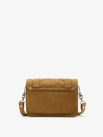 Proenza Schouler back image of PS1 Mini Crossbody Bag in Nubuck Calf in tobacco