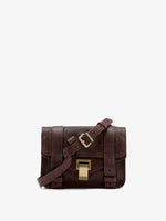 Proenza Schouler front image of PS1 Mini Crossbody Bag in chestnut