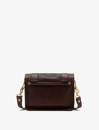 Proenza Schouler back image of PS1 Mini Crossbody Bag in chestnut