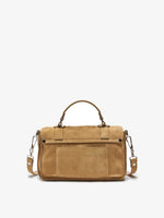 Proenza Schouler Back Still Life Image of PS1 Tiny Bag in Soft Suede in Hazel