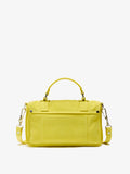Proenza Schouler Back image of PS1 Tiny Bag in Soft Suede in Yellow 
