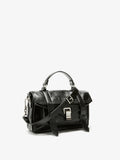 Proenza Schouler Side Still Life Image of PS1 Tiny Bag in Black